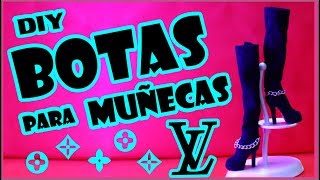 Como Hacer Botas para Muñecas de Tela 2019 [upl. by Gustie]