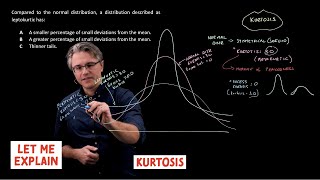 Kurtosis for the CFA Level 1 exam [upl. by Bracci]