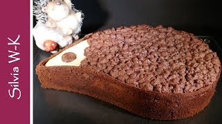 Russischer Zupfkuchen  Igelform  Igel backen [upl. by Niran]