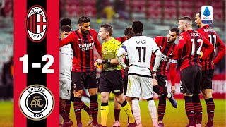 Leão scores but Spezia win at the death  AC Milan 12 Spezia  Highlights Serie A [upl. by Husein]