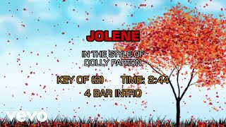 Dolly Parton  Jolene Karaoke [upl. by Kaliope39]