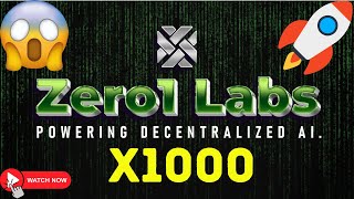 Zero1 Labs Leading the Charge in the Next Wave of Decentralized AI in 2024🤑🚀 [upl. by Ailadi730]