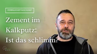 Zement im Kalkputz Ist das schlimm [upl. by Amalee]