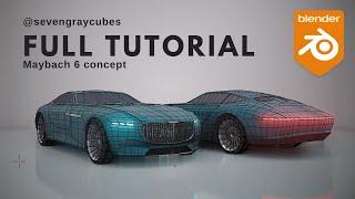 HOW TO model 3D CAR in Blender  FULL TUTORIAL [upl. by Atinnor662]