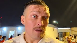 Oleksandr Usyk REACTS to Tyson Fury beating Ngannou [upl. by Yennek]