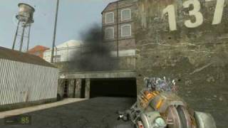 HalfLife 2 COMBINE COMBAT  Full Walkthrough [upl. by Bullock]