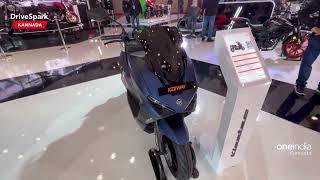 Auto Expo 2023 Keeway Vieste 300 Maxi Scooter WalkAround Punith Bharadwaj  KANNADA DriveSpark [upl. by Domineca]