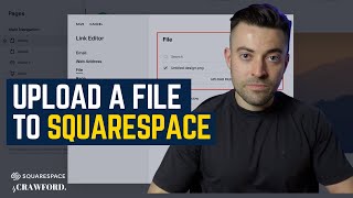 How to Upload a File to Squarespace 2minute Guide [upl. by Aivul]