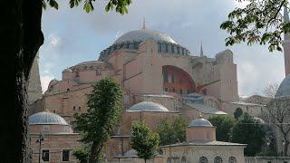 Hagia Sophia tour of inside church converted to mosque sunrisetravel sophia hagiasophia ottoman [upl. by Trebuh]