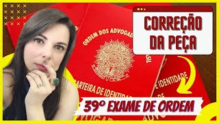 EMBARGOS DE TERCEIROS  EXAME 39  CORREÇÃO DA PEÇA [upl. by Eamaj]