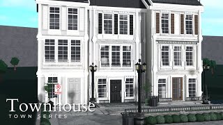 🚦✿ BLOXBURG  Townhouse Build  Roblox Speed Build ✿ [upl. by Ydde]