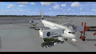 FSX  FSCloud  FAOR  FACT  EDDH  South African Airways Airbus A330200 Part 1 [upl. by Chi498]