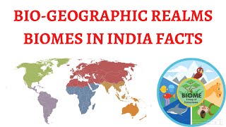 Introduction to Biogeographic Realms of World amp Biomes of India for UPSCPSC Exams [upl. by Nolla]