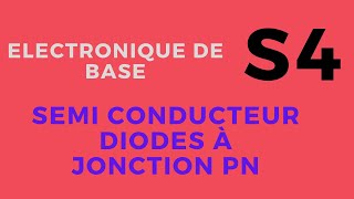 1 Semi Conducteurs et Diodes à Jonction PN [upl. by Ad]