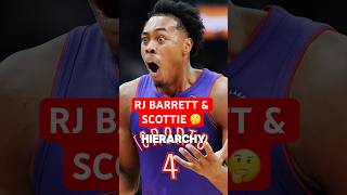 Has The Raptors Hierarchy Changed 🤔 rjbarrett scottiebarnes shorts nba [upl. by Yasibit383]