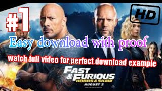 How to download fast and furious 9 full movie dubbed in hindi [upl. by New864]