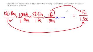 Convert speed in kmhr to ftsec [upl. by Emersen]