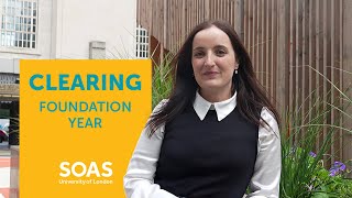 Clearing 2024 Foundation Year at SOAS [upl. by Nuri]