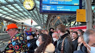 11112022 Köln HauptbahnhofKoblenzSessionseröffnung [upl. by Ellesirg]