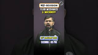 Fluid Mechanics amp Machinery Mein Honge Full Marks Pakke PW Shorts [upl. by Amedeo]