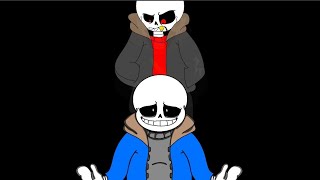 Classic Sans VS Fell Sans Animation [upl. by Woodson]