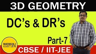 Direction Cosine amp Direction Ratio  3D Coordinate Geometry  PART 7  Class12 CBSEJEE Maths [upl. by Nylia]