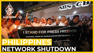 Philippines largest TV network ABSCBN ordered shut [upl. by Nosreve384]