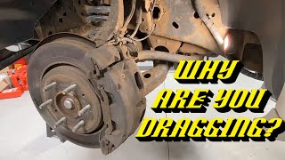 How To Quickly Check if Your Vehicles Brakes are Sticking and Why [upl. by Eldwin725]