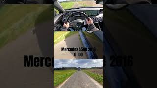 0100KMH ACCELERATION IN THE MERCEDES S500 47 V8🚗💨 shorts youtubeshorts foryou [upl. by Yael55]