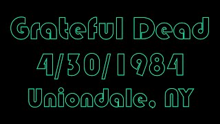 Grateful Dead 4301984 audsbd [upl. by Yenohtna]