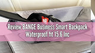 Review BANGE Business Smart Backpack Waterproof fit 156 Inch Laptop Backpack with USB Charging Port [upl. by Laeria512]