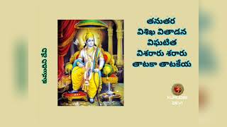 SRI RAGHUVIRA GADYAM WITH TELUGU LYRICS  శ్రీ రఘువీర గద్యం తెలుగు లిరిక్స్ [upl. by Khanna]