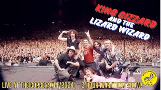 King Gizzard and the Lizard Wizard  Live at The Gorge 9142024  3 Hour Marathon Show [upl. by Eissirc]