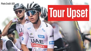 OnSite Tadej Pogacar CRACKS Under Jonas Vingegaard JumboVisma Pressure At Tour de France 2023 [upl. by Mattias]