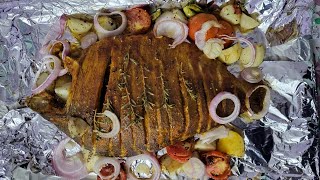 Street style fish fry and baked fishroopchand fish cooking 2 different wayssuper easy [upl. by Nady]