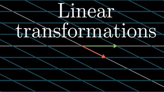 Linear transformations and matrices  Chapter 3 Essence of linear algebra [upl. by Duke]