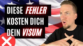 USVisaInterview Tipps und Tricks für Erfolg und Fehlervermeidung [upl. by Saphra977]