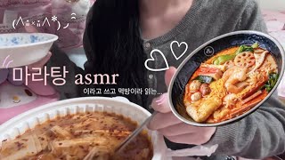 마라탕 먹방 ASMR 🔥 MARATANG MUKBANG ASMR [upl. by Navetse671]