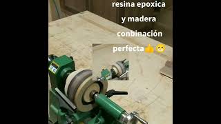 resina epoxica y madera torneada [upl. by Vera]