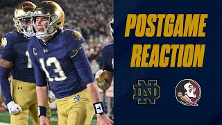 Notre Dame football vs Florida State Seminoles postgame reaction show  Irish DESTROY FSU [upl. by Pomeroy50]