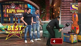 The Kapil Sharma Show  Salman Khan Ne Hatoda Maarke Ki Apni Strength Check  Best Moments [upl. by Okika]