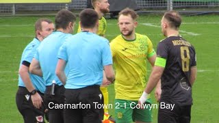 Caernarfon Town 21 Colwyn Bay highlights [upl. by Woodhead]