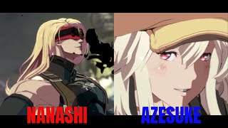 Guilty Gear Strive Nanashi Zato VS Azesuke May High Level Gameplay [upl. by Asiret]