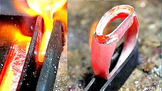 this is how i make silver rings for men  handmade jewelry [upl. by Mahala]