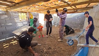 🛻Family Collaboration Installing a Pallet Roof on the Stable🛖 [upl. by Eilram279]