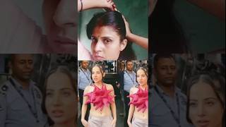 urfi Javed hairstyle😍UrfiJaved Hairstyles youtubeshorts shorts hack hairhack trending [upl. by Narbig]