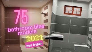 Bathroom tiles new models and trends 2021 [upl. by Sedaiuqlem]