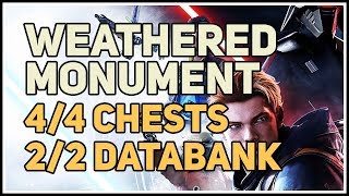 Zeffo Weathered Monument 100 Explored Chests and Echo Databank Star Wars Jedi Fallen Order [upl. by Adnema873]