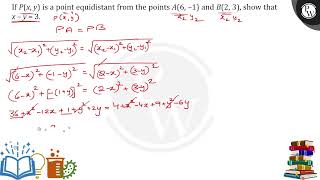 If \Px y\ is a point equidistant from the points [upl. by Sollie]