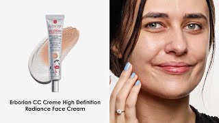 Erborian CC Creme High Definition Radiance Face Cream SPF25 BeforeAfter [upl. by Anamuj]